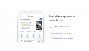 Formulář pro nárokování zápisu Google Moje Firma