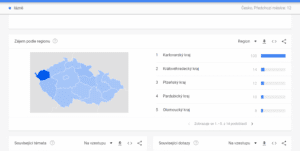 Google Trends a lázně