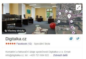 Bing Places - Digitálka