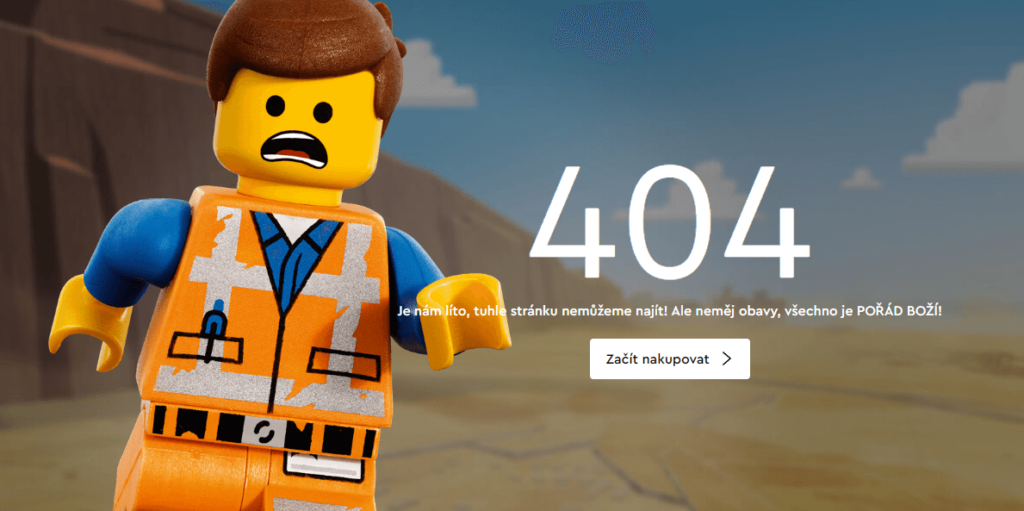 Chyba 404 - Lego